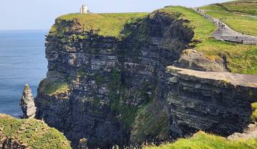 Cliffs overlooking the ocean in Ireland.