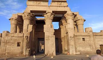 Grand entrance of an ancient temple complex.