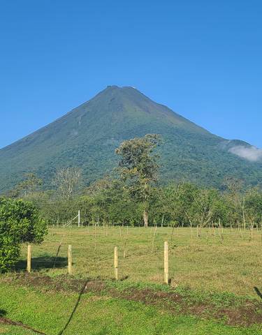 Arenal Volcano with a clear sky.