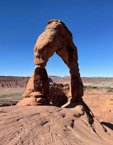 Delicate Arch in Arches National Park.