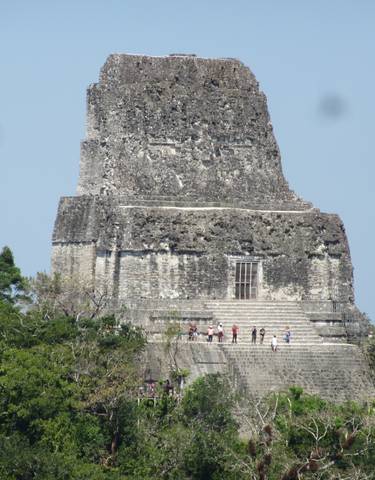 Mayan pyramid temple