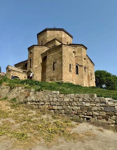 Historic church with detailed stone architecture.