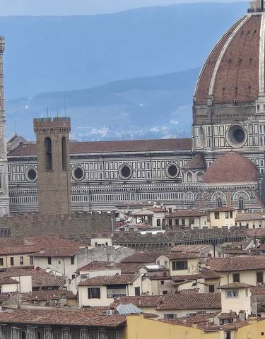 Florence Cathedral with its iconic dome and bell tower