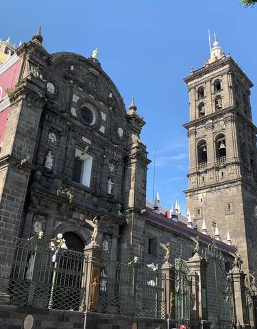 Historic cathedral with intricate architecture.