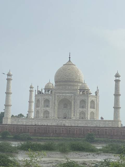 The iconic Taj Mahal.