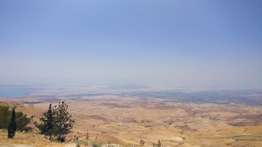 Landscape view from Mount Nebo