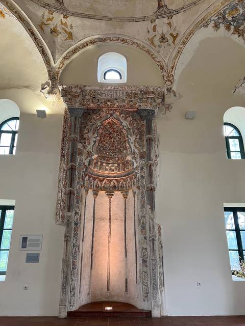 Interior of an ornate historical building.