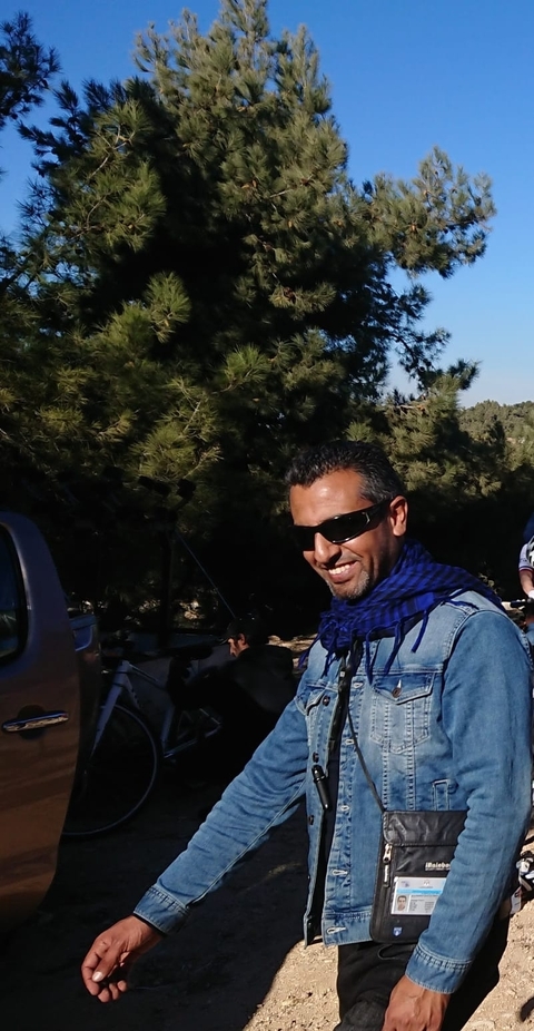 foto de reseña de cliente de Petra y Wadi Rum en bicicleta