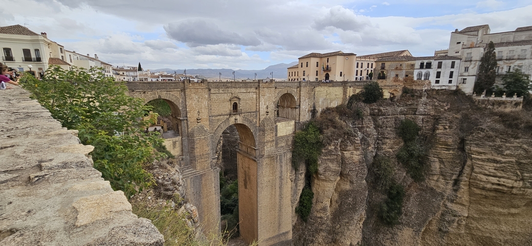 Bridge over a deep gorge