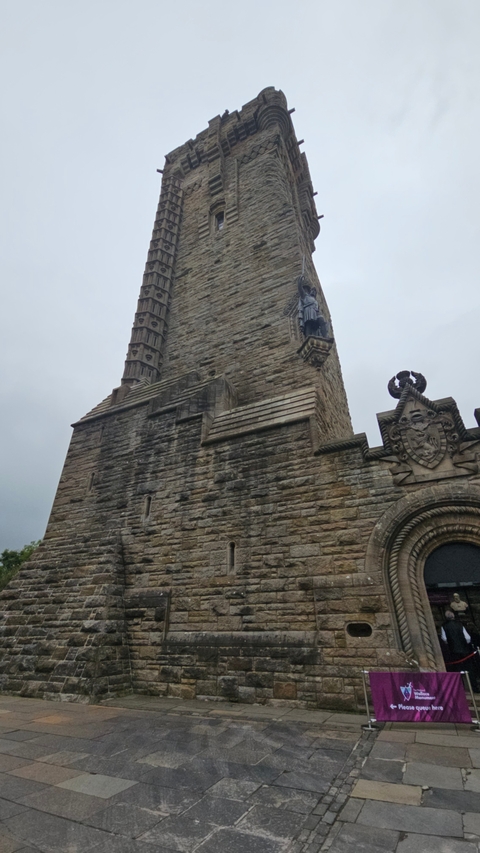 A historic stone tower
