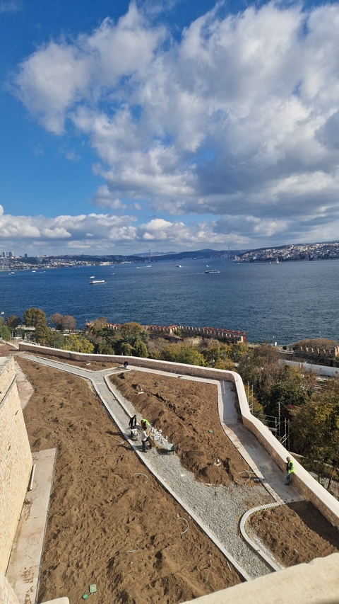 View of city and water with boats