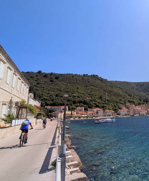 Photo d'avis client sur Croisière à vélo Dalmatie Sud Traditionnelle Ensuite