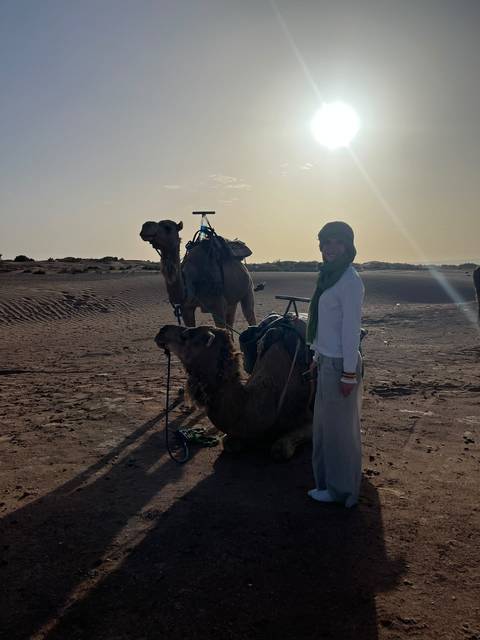 Klantbeoordelingsfoto van 5 dagen van Mhamid naar Erg Chigaga: kamelentocht door de Sahara | Blue Turbans Adventures