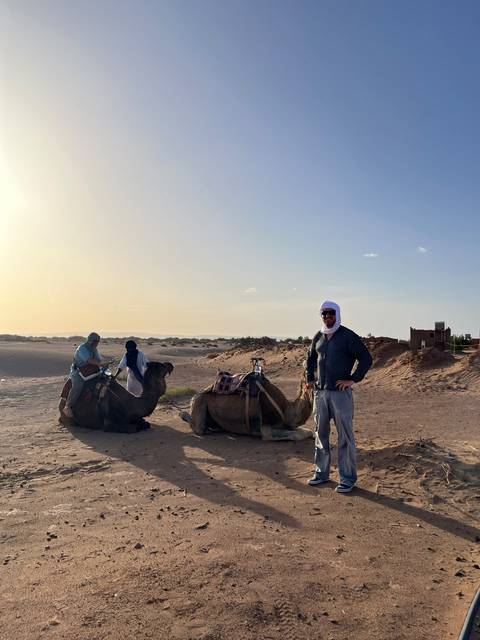 Klantbeoordelingsfoto van 5 dagen van Mhamid naar Erg Chigaga: kamelentocht door de Sahara | Blue Turbans Adventures