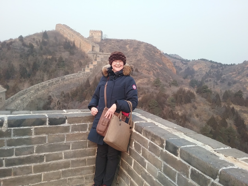 Personne sur la Grande Muraille de Chine.