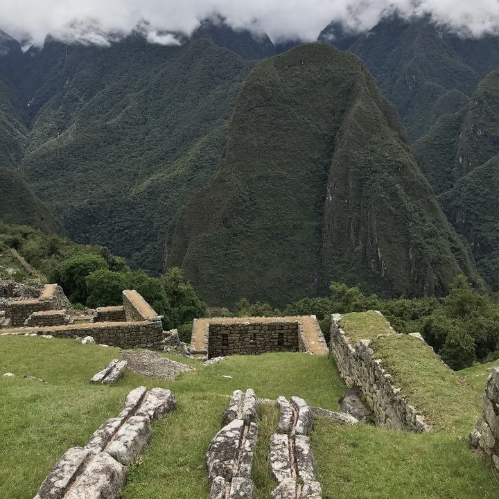 Ruins with mountain views in the Sacred Valley.