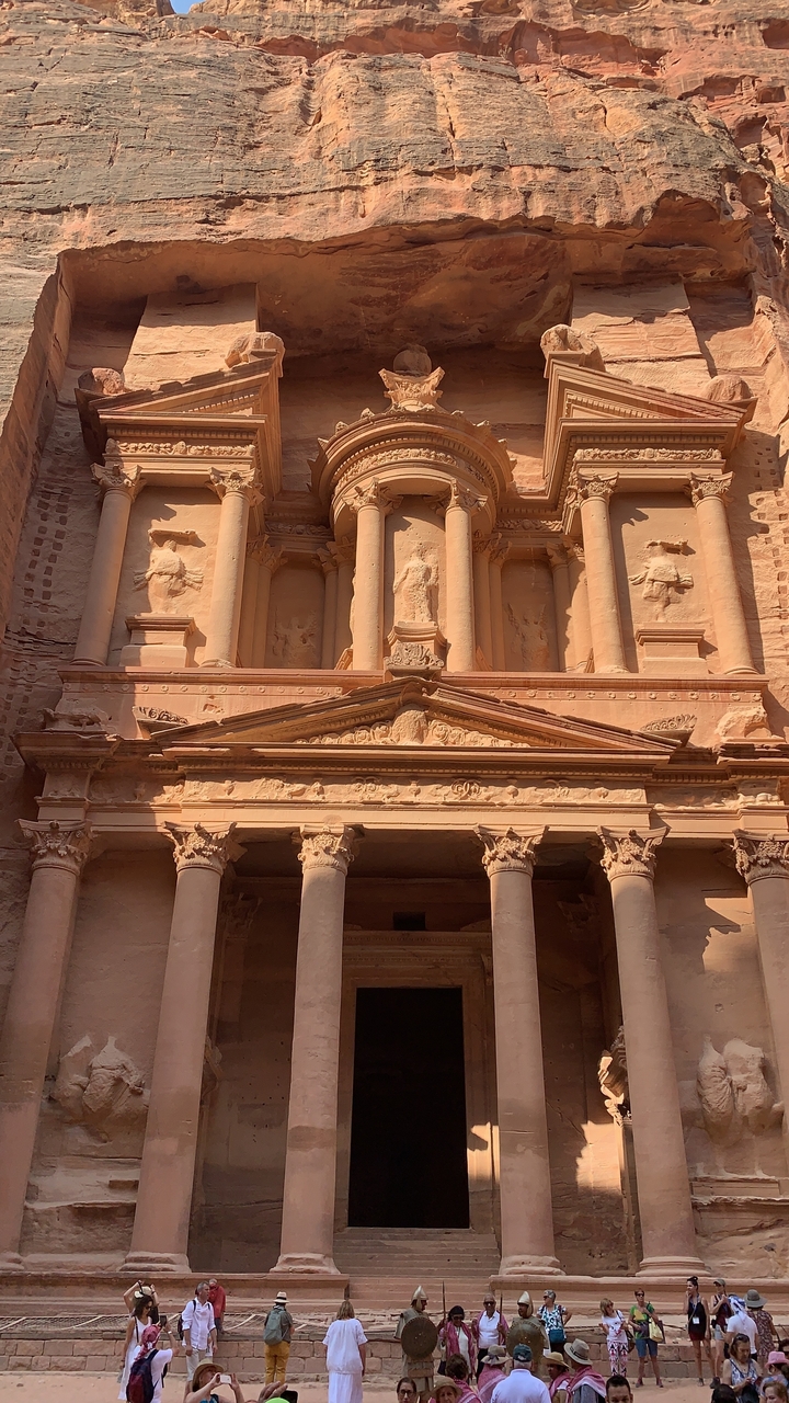 Façade du Trésor à Pétra.
