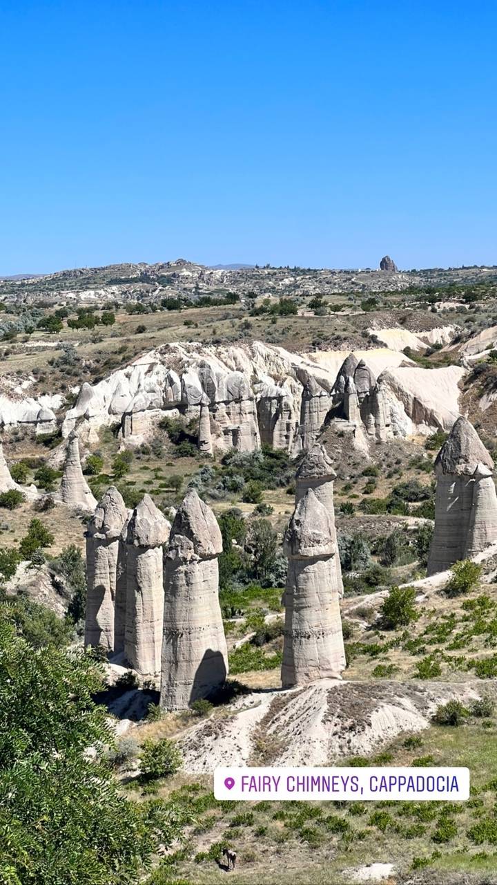 Formations rocheuses uniques en Cappadoce.