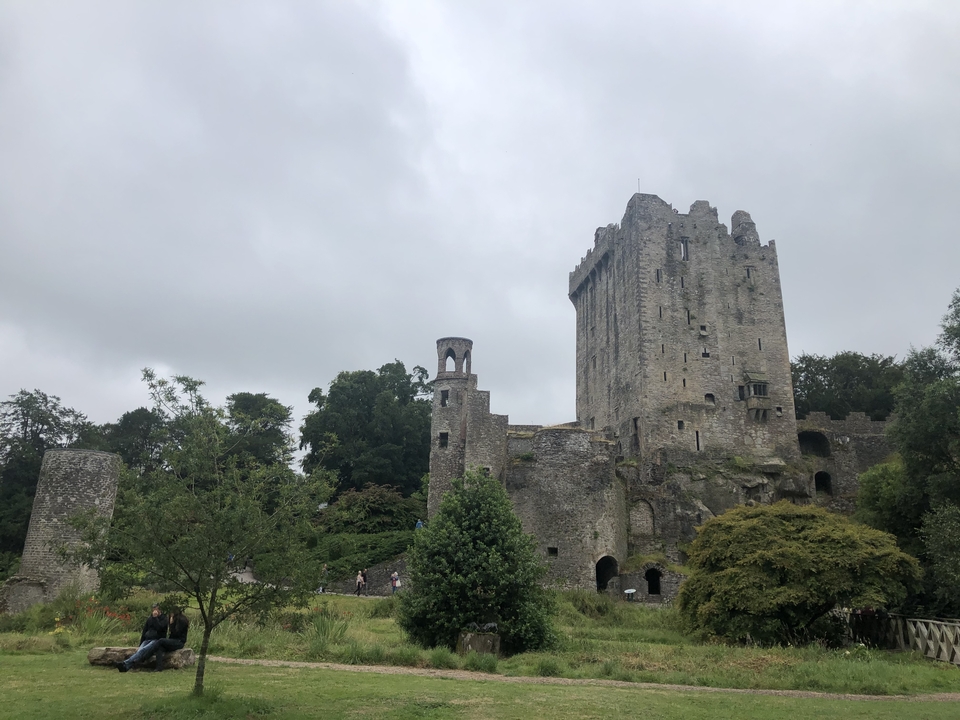 Blarney Castle and its surrounding gardens.