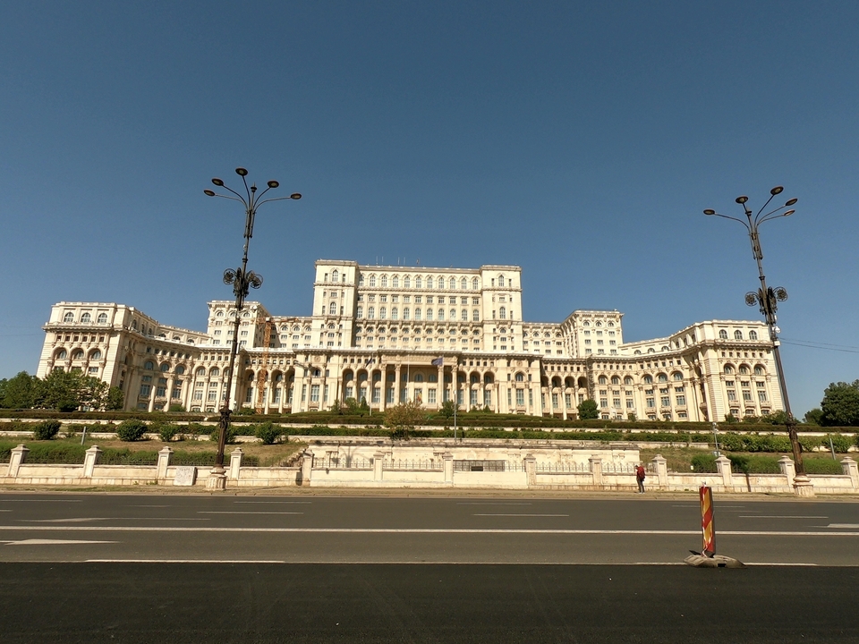 Palais du Parlement de Bucarest.