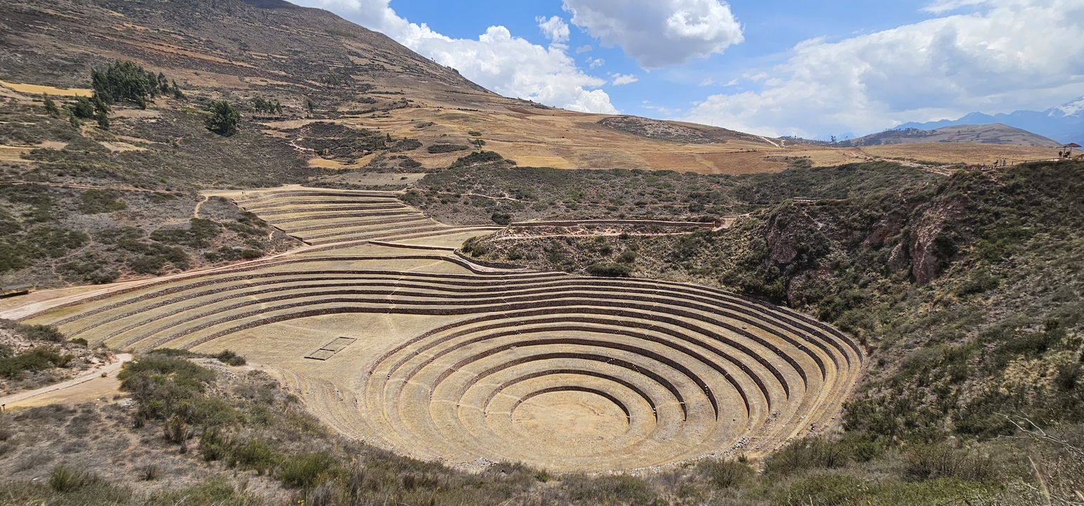 Les terrasses circulaires de Moray au Pérou.