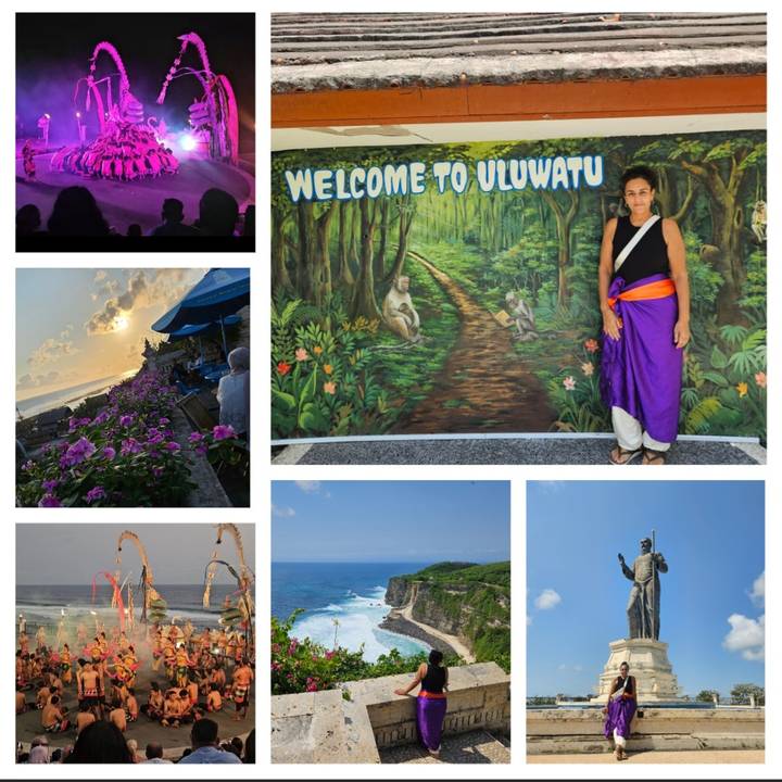 Collage de vues panoramiques et de visites de temples.