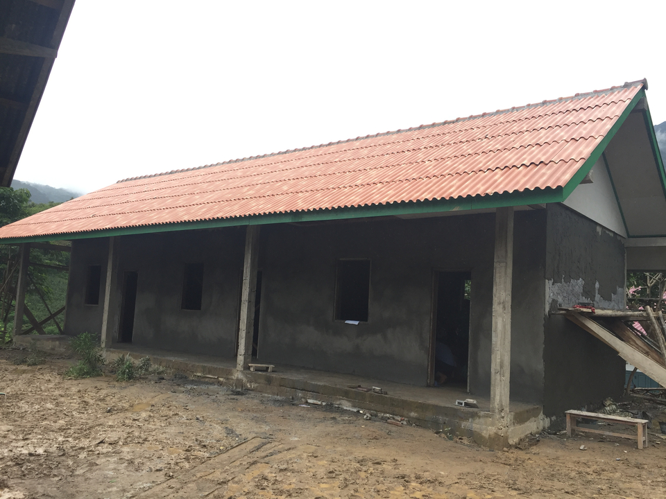 Simple building under construction.