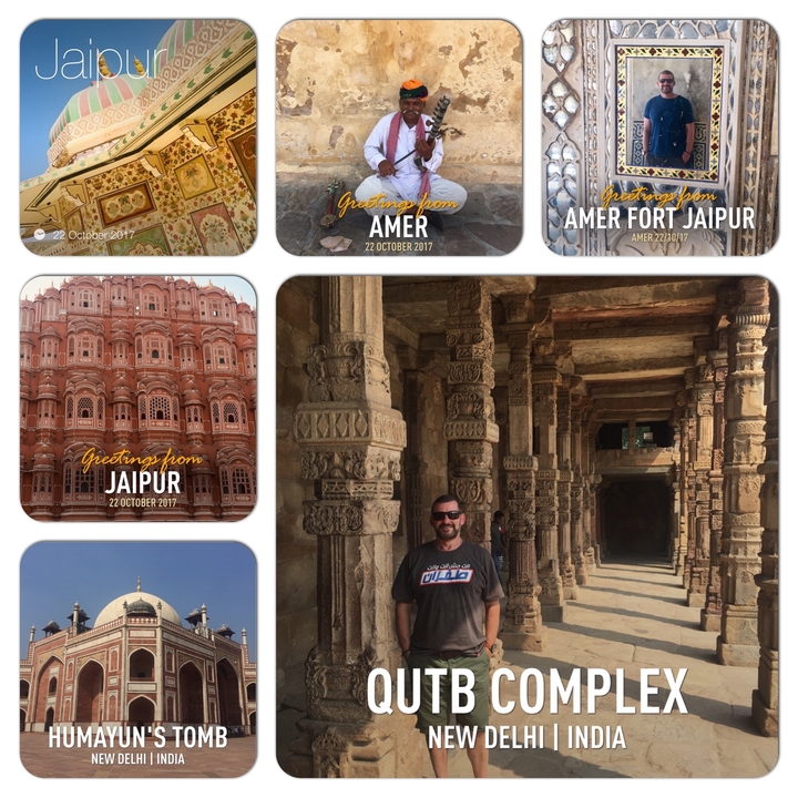 Collage de diverses photos, y compris des photos d'architecture.