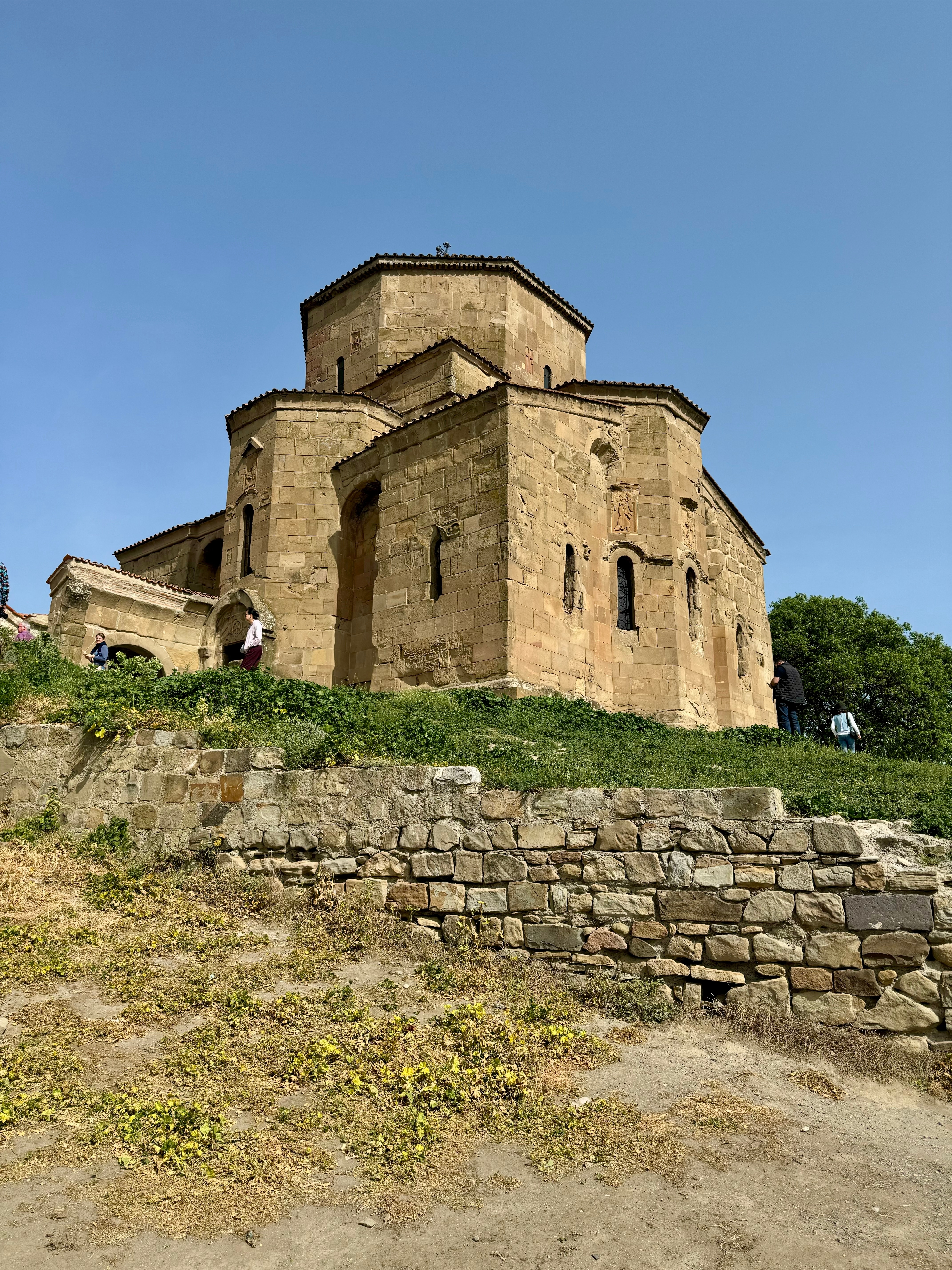 Historic church with detailed stone architecture.