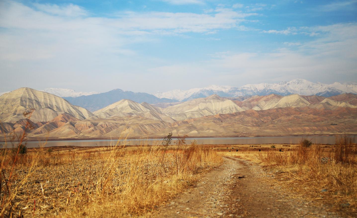Steppe and sky travel