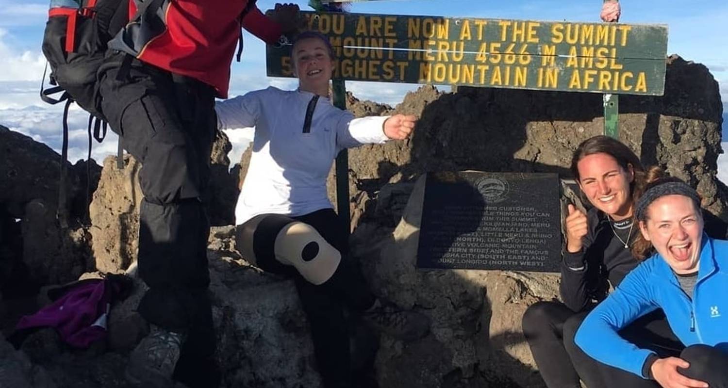 4 Days Mount Meru - Kilimanjaro Safari Experience