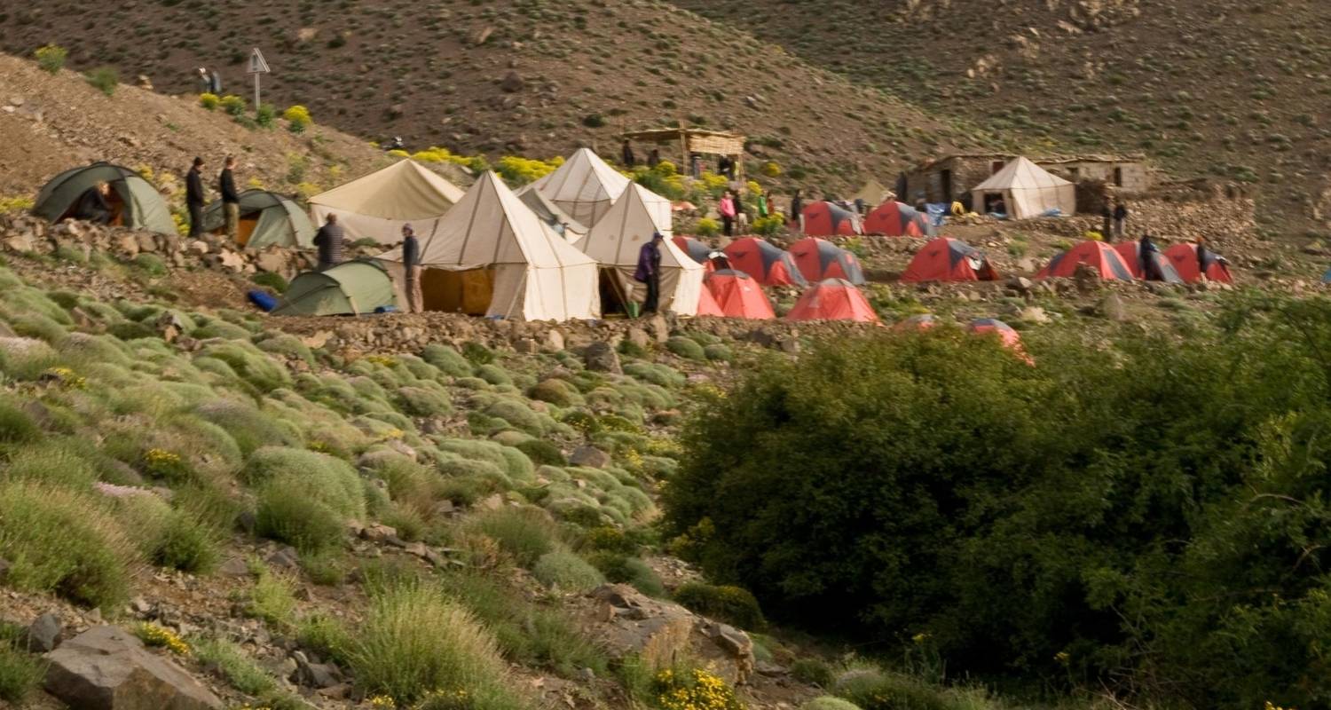 Single reizen in Atlas gebergte