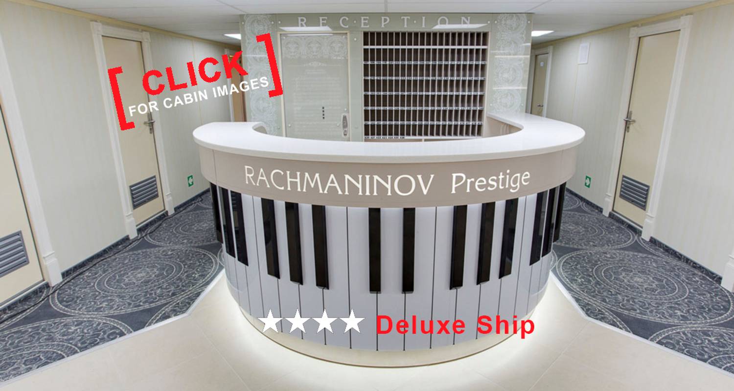 BEST on Russian Waterways 2020 - St. Petersburg to Moscow - River Cruise - MS Rachmaninoff Prestige - Imperial River Cruises