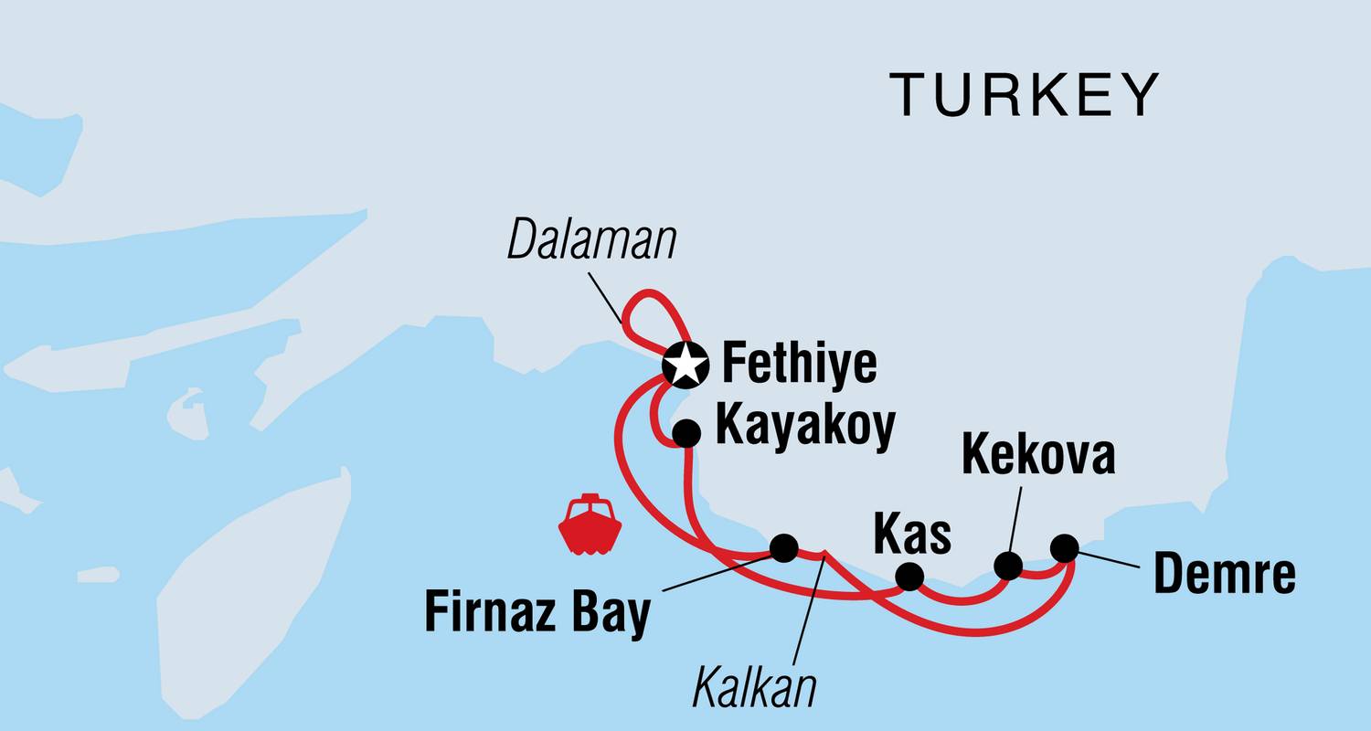 7 DAYS FETHIYE & KEKOVA BLUE CRUISES TURKEY - TravelShop Turkey
