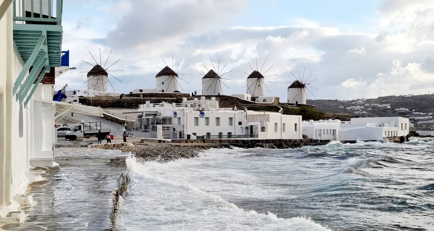 7 Tage Athen-Santorini-Mykonos Rundreisen