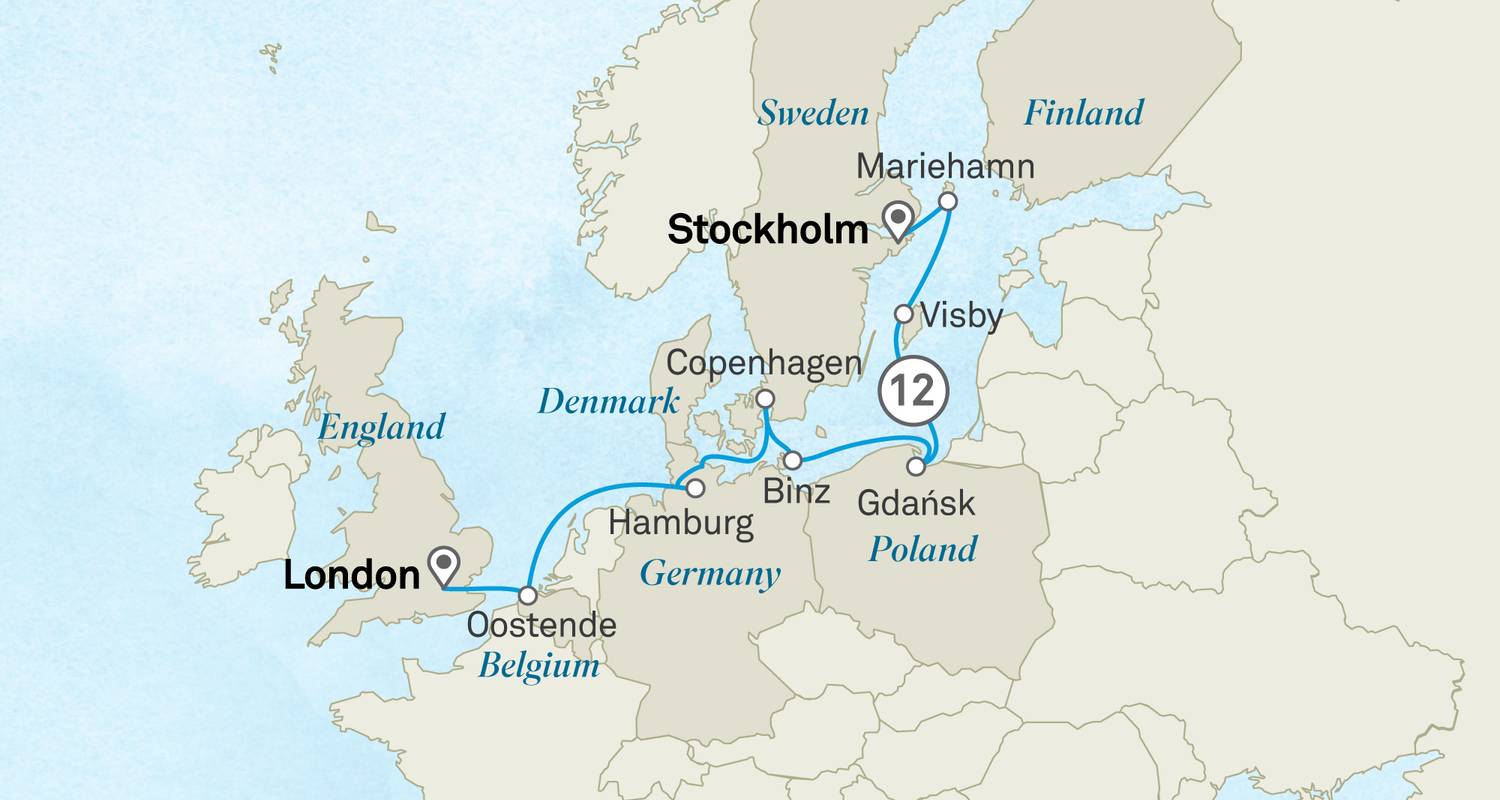 De Londres à Stockholm : Un voyage à travers la Baltique - Scenic Luxury Cruises & Tours