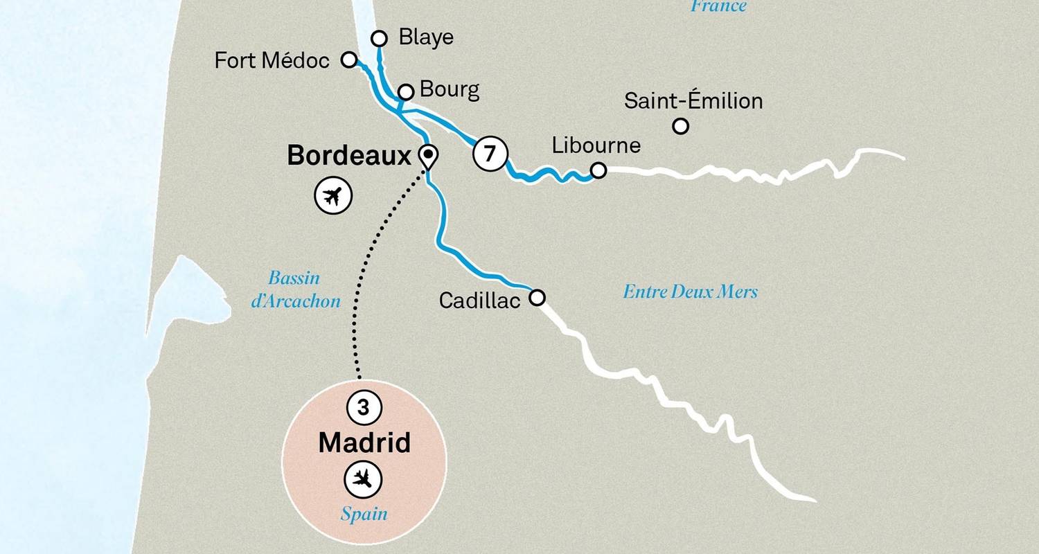 Circuits Bordeaux et Dordogne en Août 2026