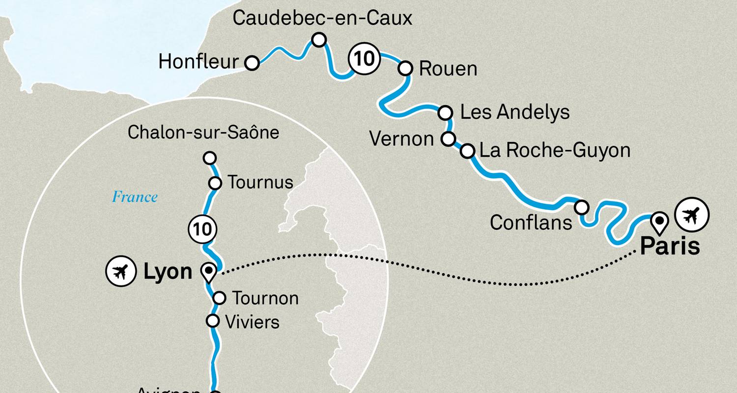 Normandie & joyaux de la Seine & spectaculaire Sud de la France 2026 - 21 jours (from Lyon to Paris) - Scenic Luxury Cruises & Tours