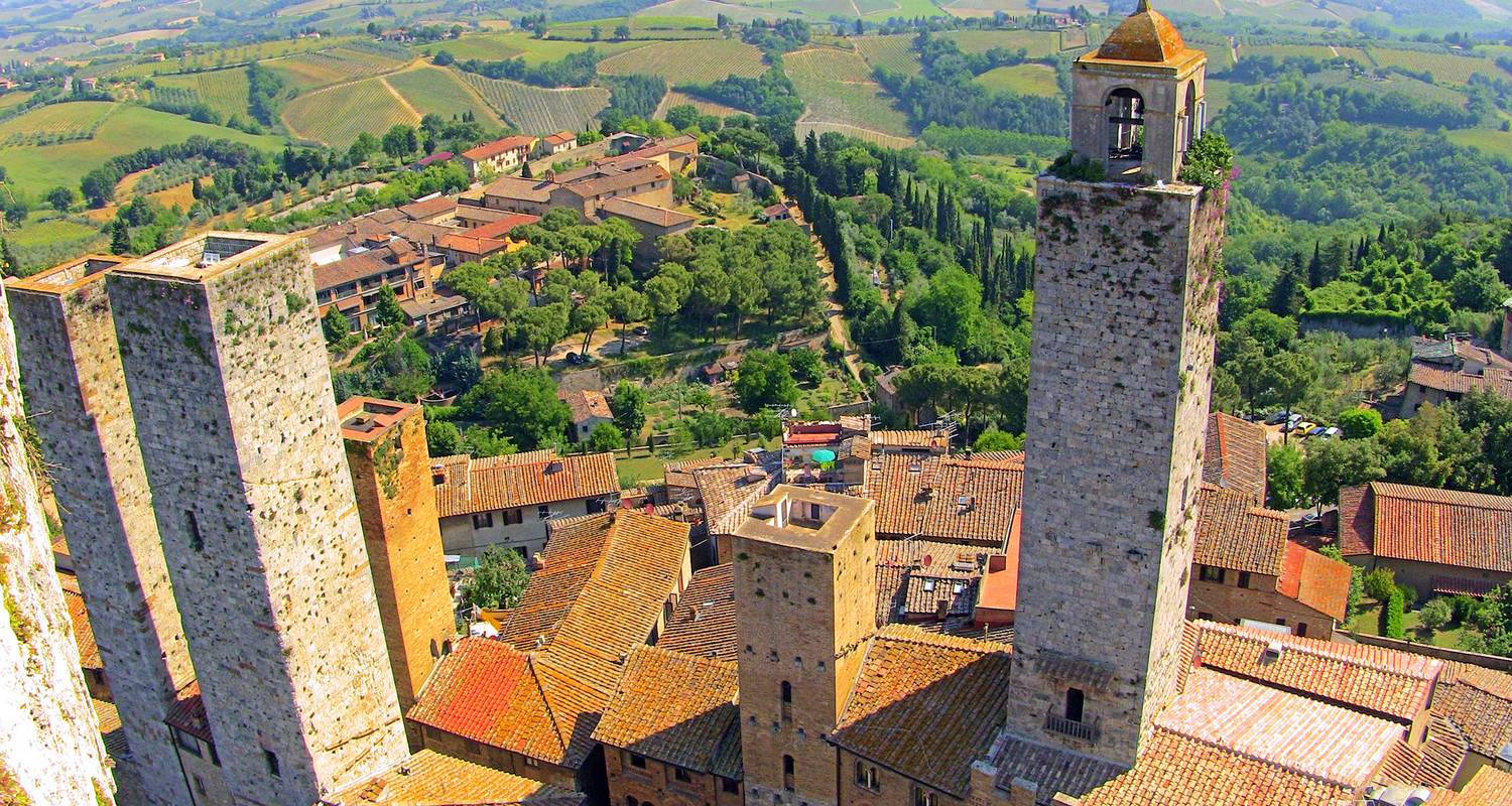 Campagne toscane et ombrienne avec les charmantes villes collinaires d'Italie (de Rome à la Toscane) (2026) - Collette