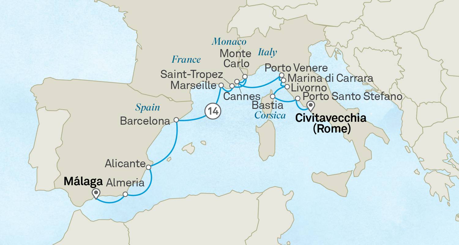 Odyssée méditerranéenne : Espagne, Italie et Côte d'Azur - Scenic Luxury Cruises & Tours
