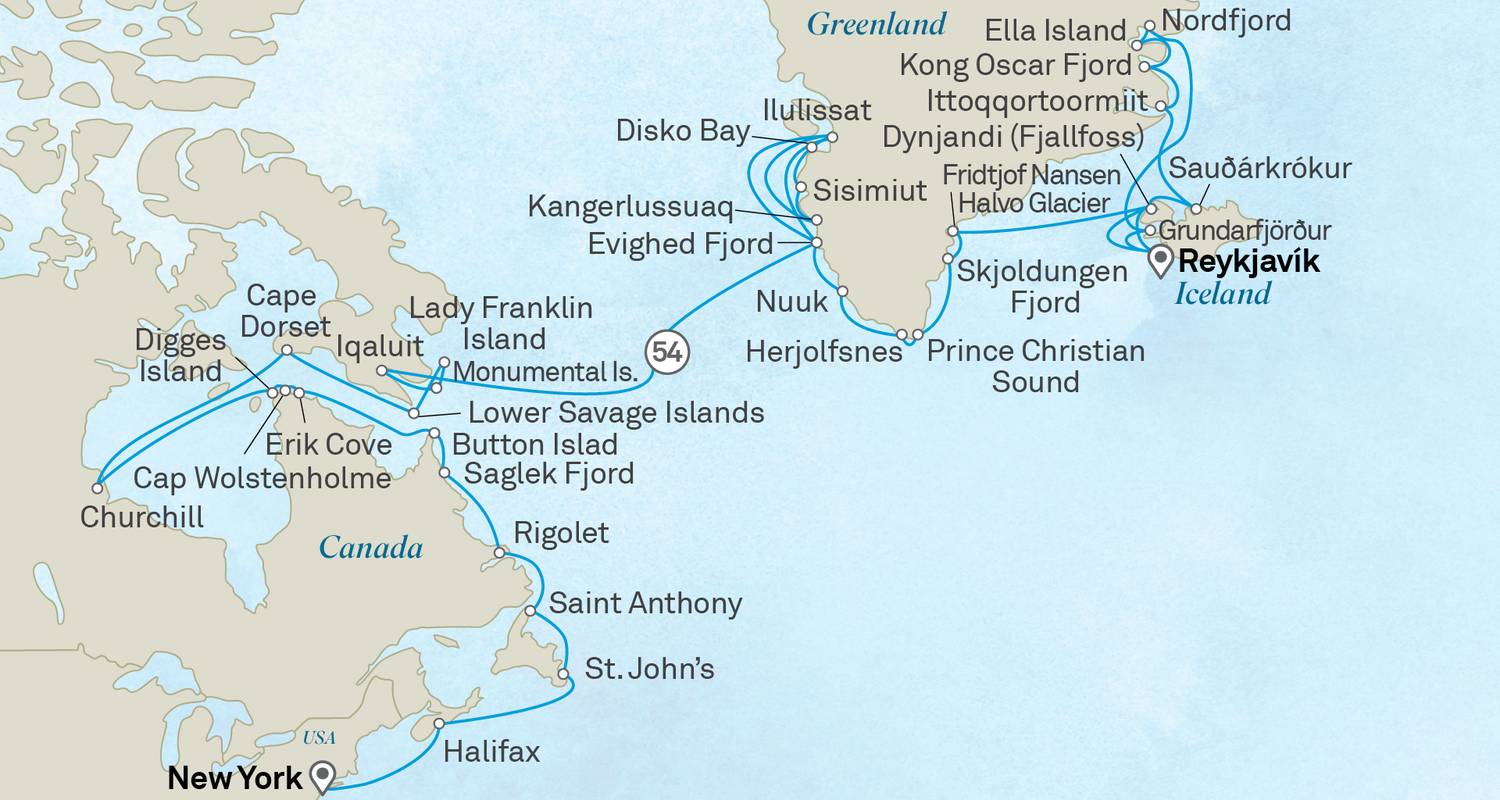 Grand Voyage: Arctic Discovery from Reykjavik to New York - Scenic Luxury Cruises & Tours