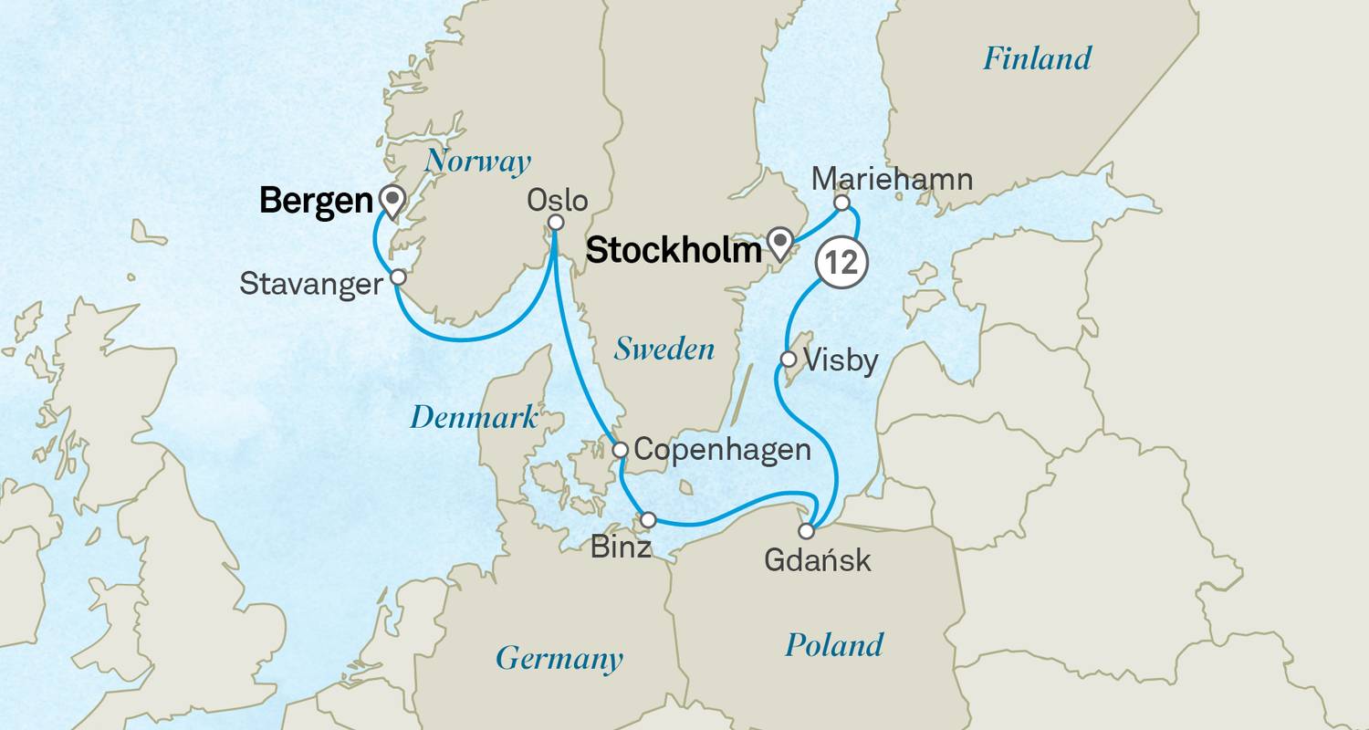 Trésors de la Baltique : De la Norvège à Stockholm - Scenic Luxury Cruises & Tours