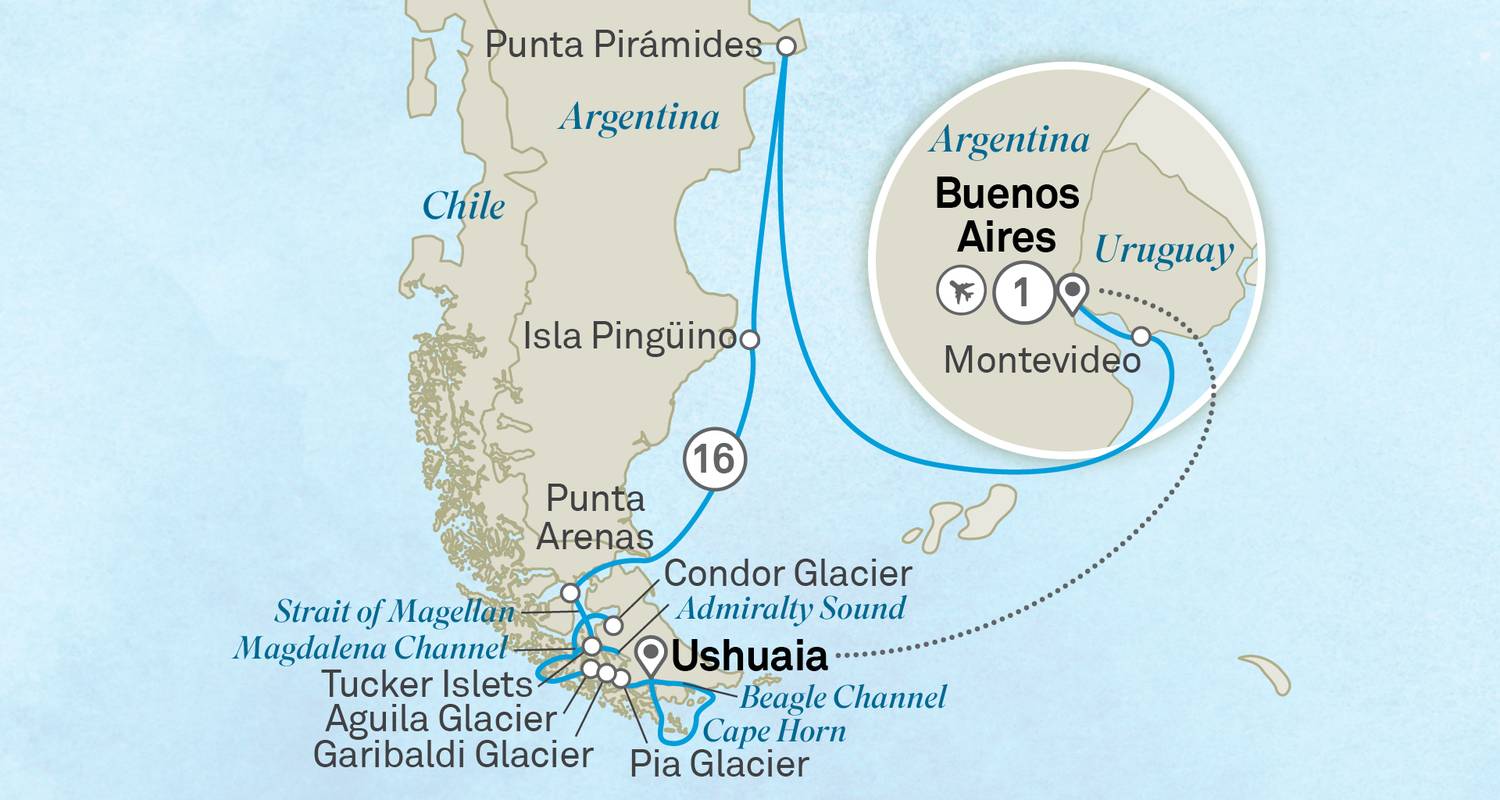Fjords et glaciers du sud du Chili et de la Patagonie 2028 - Scenic Luxury Cruises & Tours