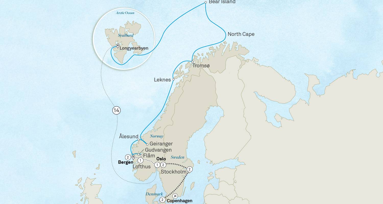 Découverte de la Scandinavie et des merveilles de l'Arctique - Croisière et voyage terrestre - Scenic Luxury Cruises & Tours