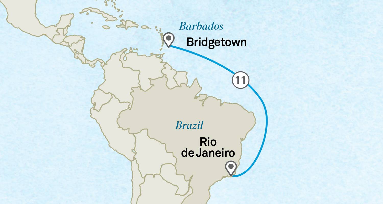 Retraite bien-être : de la Barbade à Rio de Janeiro - Scenic Luxury Cruises & Tours