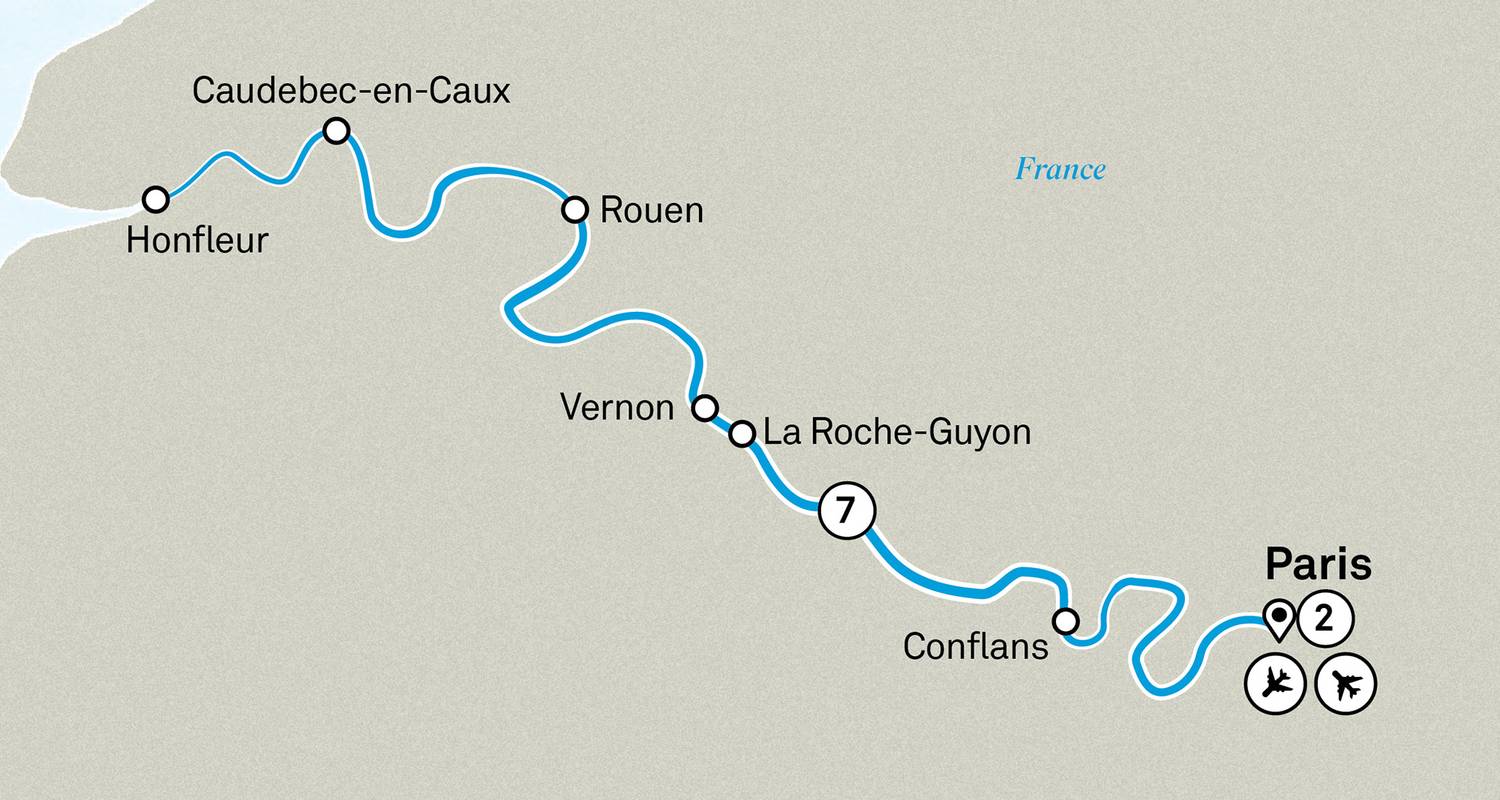 Les points forts de la Normandie et de la Seine avec les points forts de Paris 2026 - Scenic Luxury Cruises & Tours