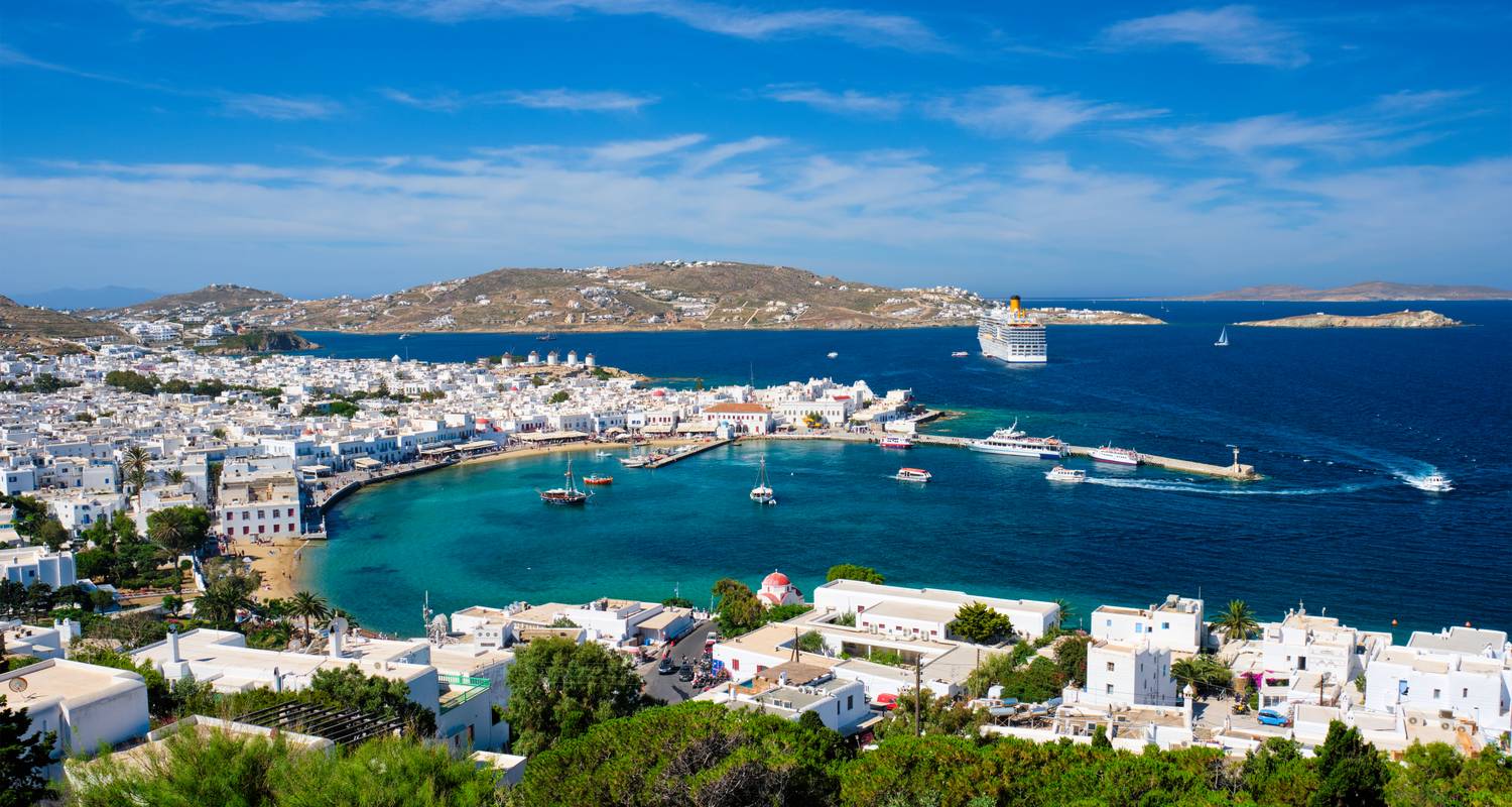 Circuits et voyages de 2 Semaines dans le Îles grecques