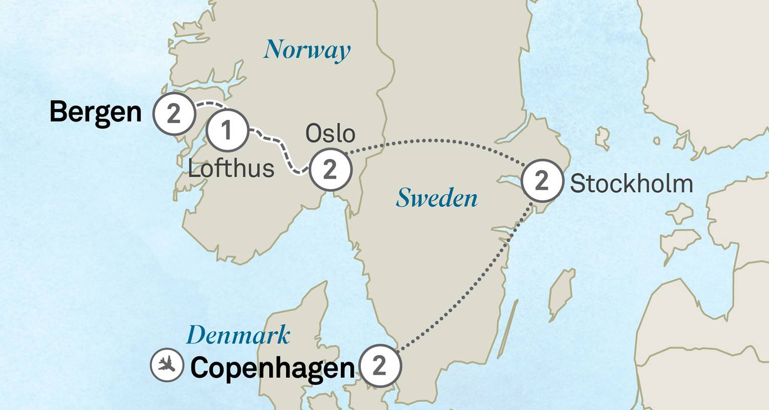 Circuits Pays nordiques / Scandinavie de 10 jours