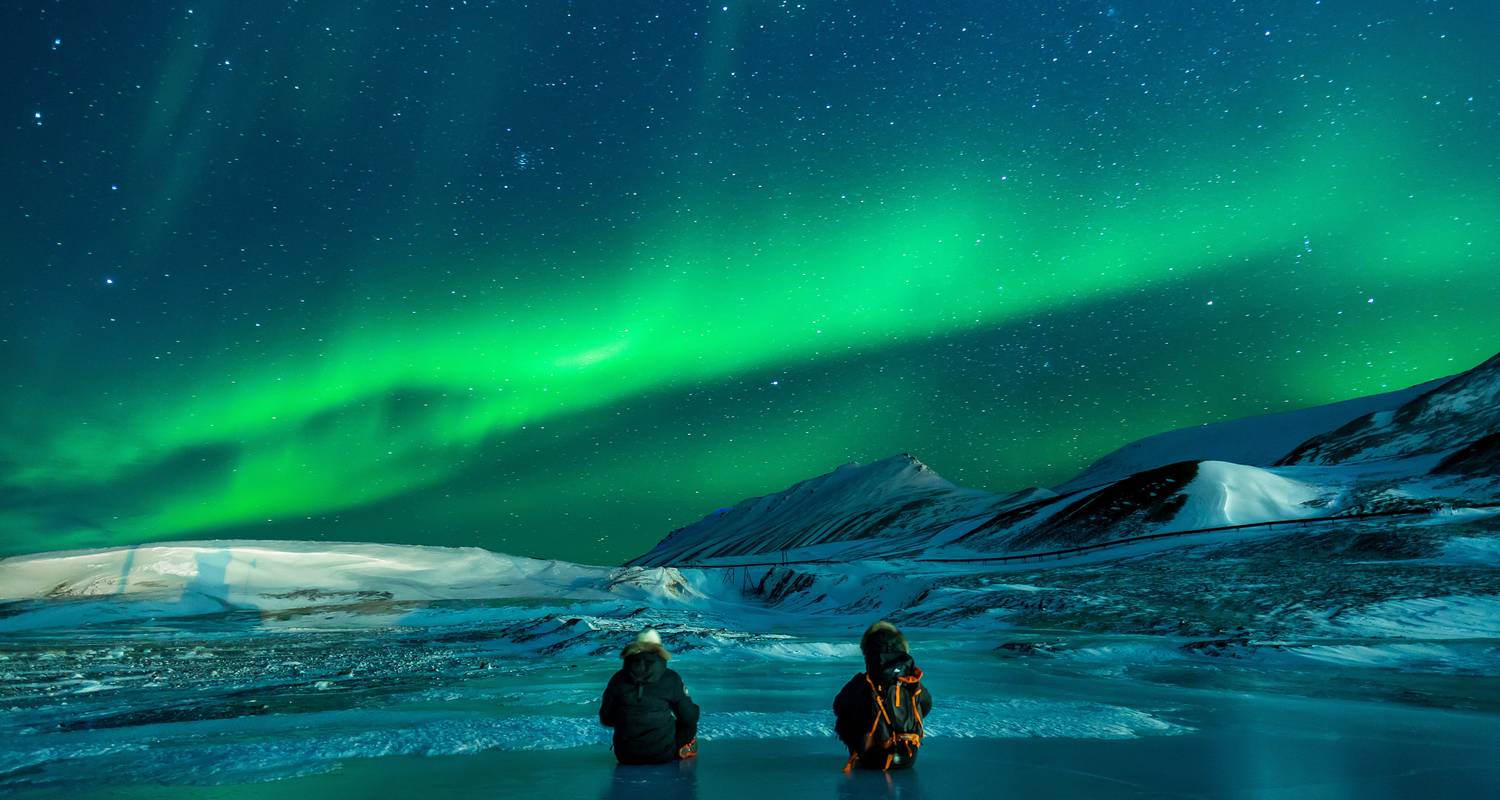 Les aurores boréales de Norvège par la mer - Collette
