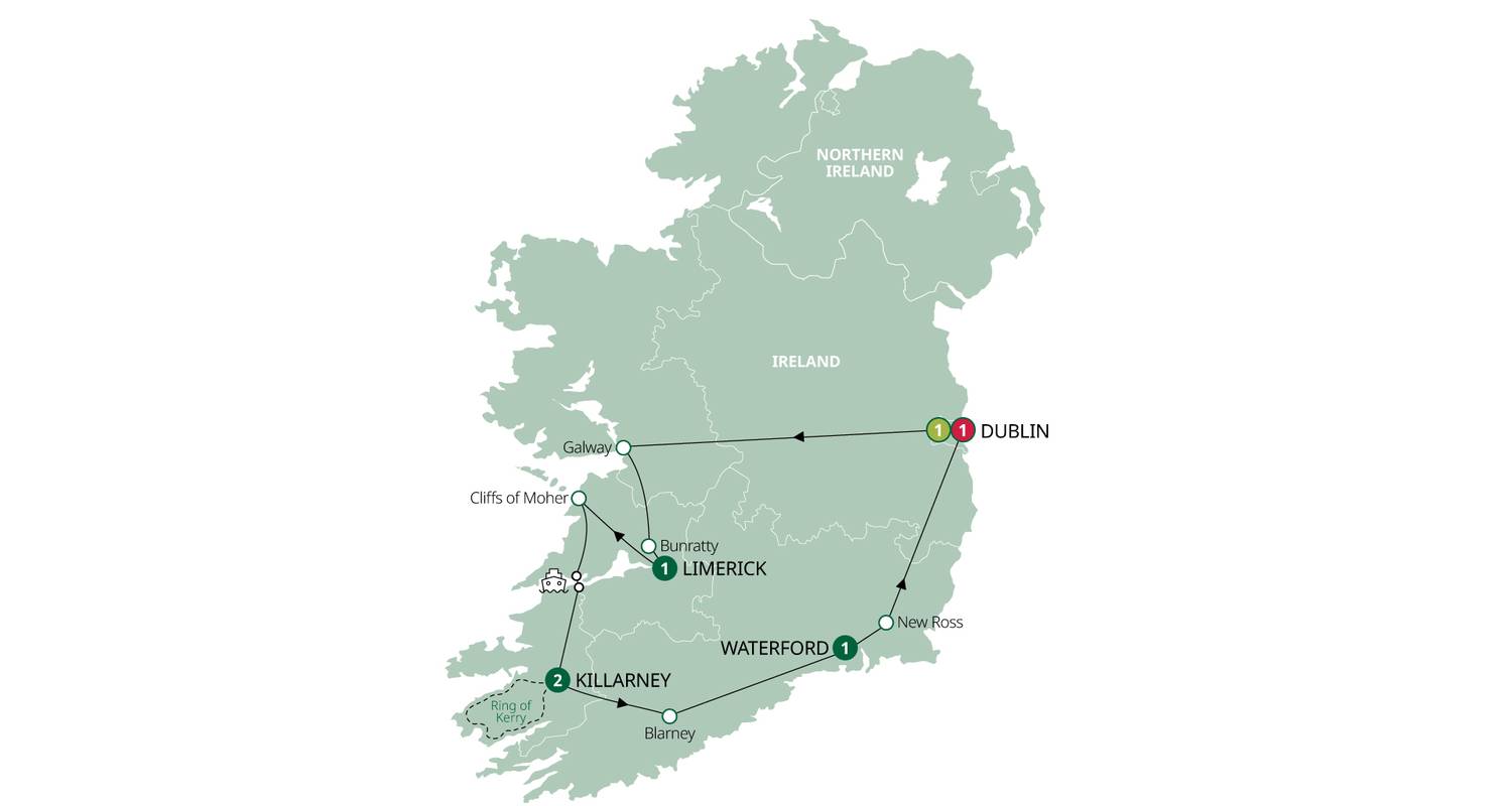 Irlande : Circuits noël et nouvel an 2025/2026
